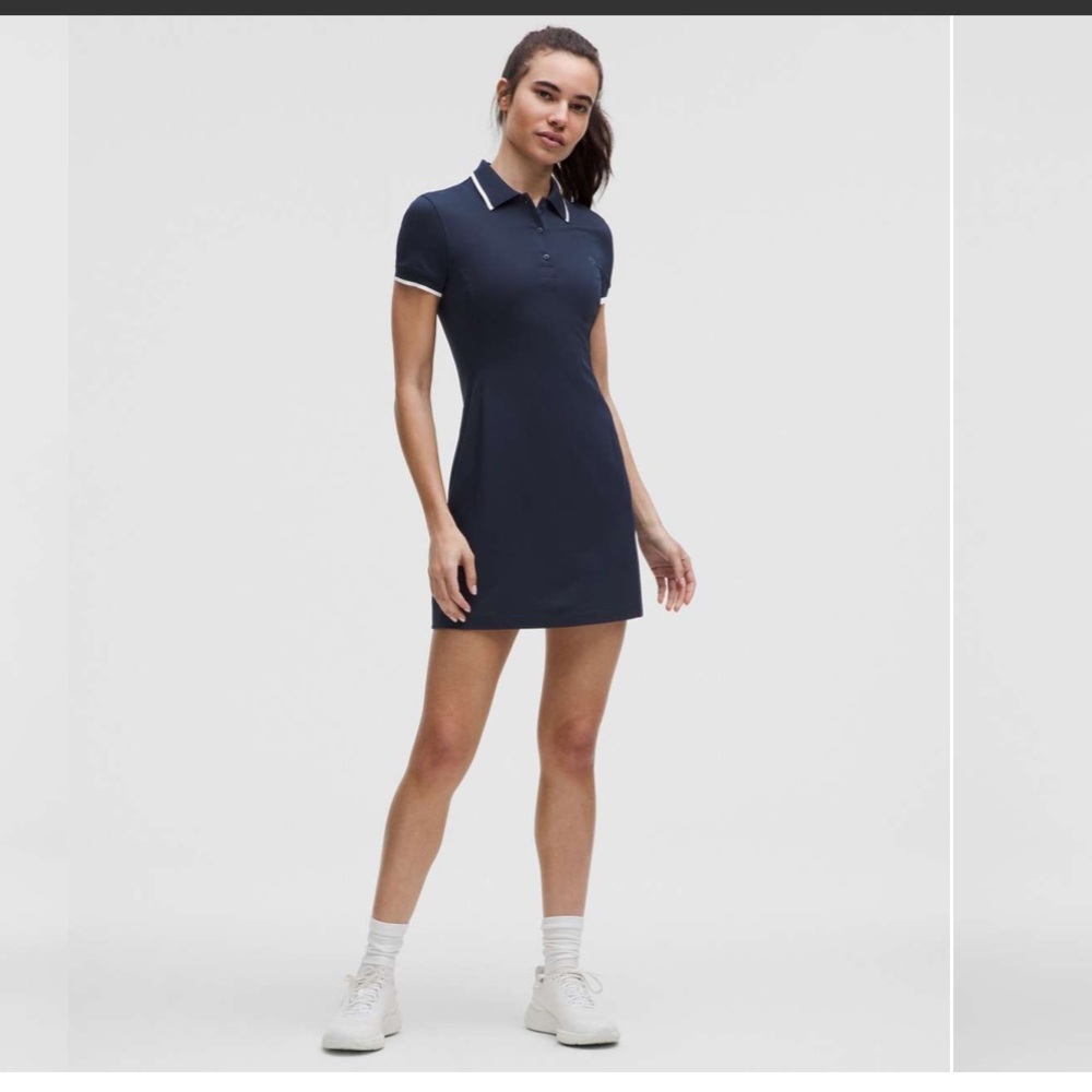 Lululemon Slim-Fit Linerless Polo Dress
Club Blue / White